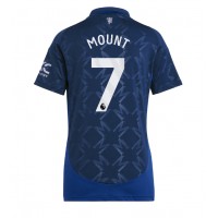 Zenski Nogometni Dres Manchester United Mason Mount #7 Gostujuci 2024-25 Kratak Rukav